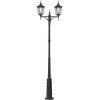 Стеклянный наземный фонарь ALBORG L 79710LA/E7 09 Bl прозрачный Oasis Light