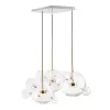 Стеклянный подвесной светильник Bolle 2027-S3 форма шар прозрачный Loft It