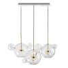 Стеклянный подвесной светильник Bolle 2027-S3 форма шар прозрачный Loft It