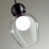Стеклянный подвесной светильник Blacky 5023/1 форма шар белый Odeon Light