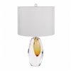 Интерьерная настольная лампа Crystal Table Lamp BRTL3023 белый цилиндр DeLight Collection