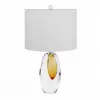 Интерьерная настольная лампа Crystal Table Lamp BRTL3023 цилиндр белый DeLight Collection