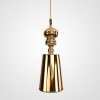 Подвесной светильник  40.2411 цвет золото конус ImperiumLoft