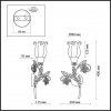 Стеклянное бра Ameli 2252/1W прозрачное Odeon Light