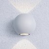 Стеклянный архитектурная подсветка Diver 1566 TECHNO LED форма шар белый Elektrostandard