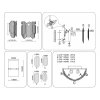 Стеклянное бра High Light LH31257 прозрачное Ambrella