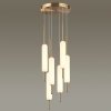 Стеклянный подвесной светильник Reeds 4794/72L цилиндр белый Odeon Light