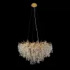 Стеклянная подвесная люстра Savage 8005-D800 GD прозрачная iLamp Стеклянная подвесная люстра Savage 8005-D800 GD прозрачная iLamp