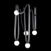 Стеклянный подвесной светильник Picot 10240/5 белый форма шар Loft It