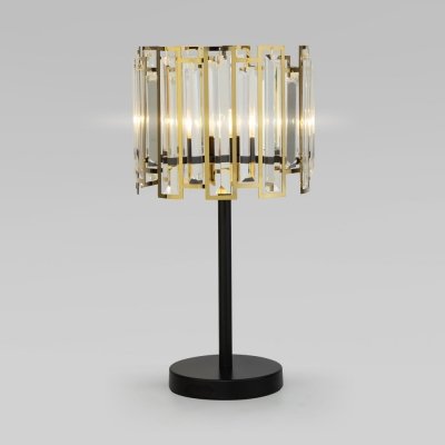 Интерьерная настольная лампа Cella 01148/1 черный/золото Bogate's