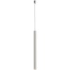 Трековый светильник Focus Led TR156-1-5W4K-PT серый цилиндр Maytoni