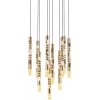 Стеклянный подвесной светильник OM2365 OM2365-F10 gold прозрачный DeLight Collection