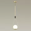 Стеклянный подвесной светильник Flari 4810/1 форма шар белый Odeon Light