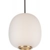 Стеклянный подвесной светильник Hive 10425 White форма шар белый Loft It
