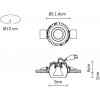 Точечный светильник Tools F19F4001 белый Fabbian