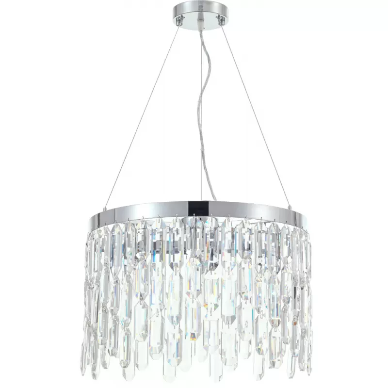 Хрустальная подвесная люстра David MR1971-6P прозрачная Хрустальная подвесная люстра David MR1971-6P прозрачная