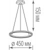 Подвесной светильник Ringlet S111028/1 D450 белый