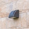 Стеклянный настенный светильник уличный Dwell NC-003056-SB прозрачный