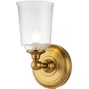 Стеклянное бра Huguenot Lake FE-HUGOLAKE1BATH-BB прозрачное конус Feiss