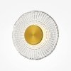 Стеклянный настенный светильник Sparkle MOD343WL-L5BS3K2 круглый прозрачный Maytoni