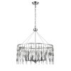 Подвесная люстра Grace 983 VL4093P61 серая Vele Luce