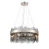 Стеклянная подвесная люстра Fantasma VL3195P12 черная Vele Luce