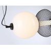 Стеклянный подвесной светильник High Light LH11010 белый форма шар Ambrella