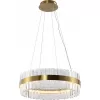 Стеклянная подвесная люстра Gwinnett 6193-201 прозрачная цилиндр Rivoli