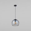 Стеклянный подвесной светильник Universo 3154 Universo форма шар черный TK Lighting