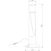 Наземный светильник Recess 35177/S черный черный Elektrostandard