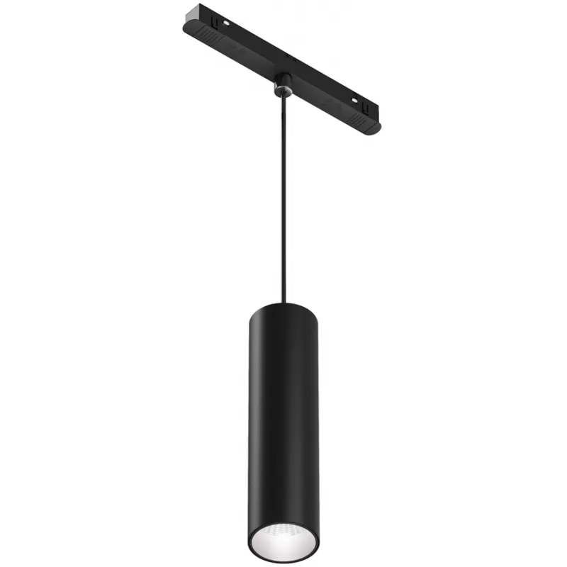 Трековый светильник Focus LED TR041-4-12WTW-DD-B цилиндр черный Maytoni