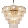 Стеклянная подвесная люстра BRCH9192 BRCH9192-80 antique brass прозрачная DeLight Collection