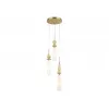 Стеклянный подвесной светильник High Light LH75367 конус белый Ambrella