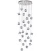 Потолочная люстра Jemstone 5084/120L форма шар прозрачная Odeon Light