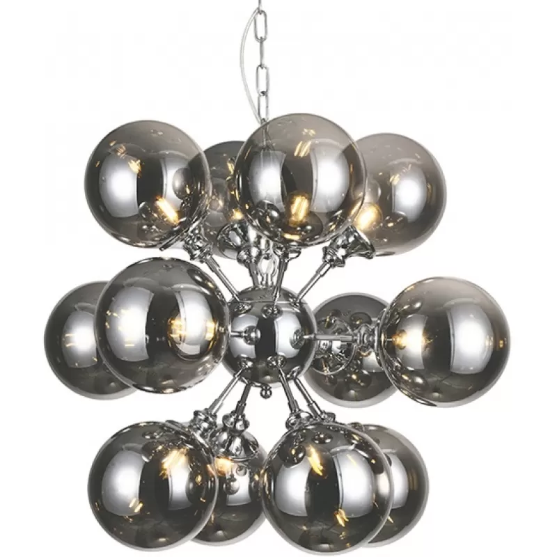 Стеклянная подвесная люстра Ludlow KG0770P-12 форма шар DeLight Collection Стеклянная подвесная люстра Ludlow KG0770P-12 форма шар DeLight Collection