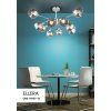 Стеклянная потолочная люстра Ellera OML-94107-12 форма шар прозрачная Omnilux