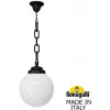 Уличный светильник подвесной GLOBE 250 G25.120.000.AYF1R форма шар белый Fumagalli