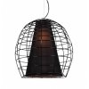 Подвесной светильник Bolzano LDP 090 BK форма шар черный Lumina Deco