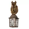 Стеклянный настенный фонарь уличный Hunt 2079-1W прозрачный Favourite
