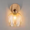 Стеклянное бра Marci 30164/1 золото прозрачное форма шар Eurosvet