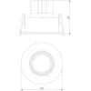 Стеклянный точечный светильник Artis 25096/LED прозрачный Elektrostandard