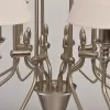 Подвесная люстра Консуэло 614011008 бежевая конус MW-Light