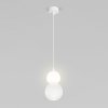 Стеклянный подвесной светильник Polar 50251/1 LED белый форма шар белый Eurosvet