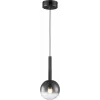 Стеклянный подвесной светильник Aura 8615P-1S BK-SM форма шар iLedex Стеклянный подвесной светильник Aura 8615P-1S BK-SM форма шар iLedex