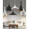 Подвесной светильник Foggi LDP 7712-B BK конус желтый Lumina Deco