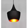 Подвесной светильник Foggi LDP 7712-B BK желтый Lumina Deco