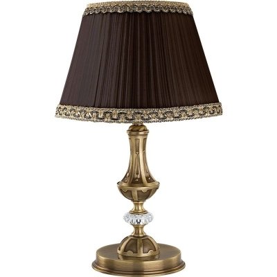 Интерьерная настольная лампа Lugano LUG-LN-1(P/A) Kutek коричневый