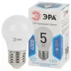 Лампочка светодиодная  LED P45-5W-840-E27 ЭРА