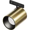 Трековый светильник Focus Led TR187-1-9W4K-M-BBS черный цилиндр Maytoni