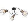 Потолочная люстра Argusto 54013-3 черная Globo